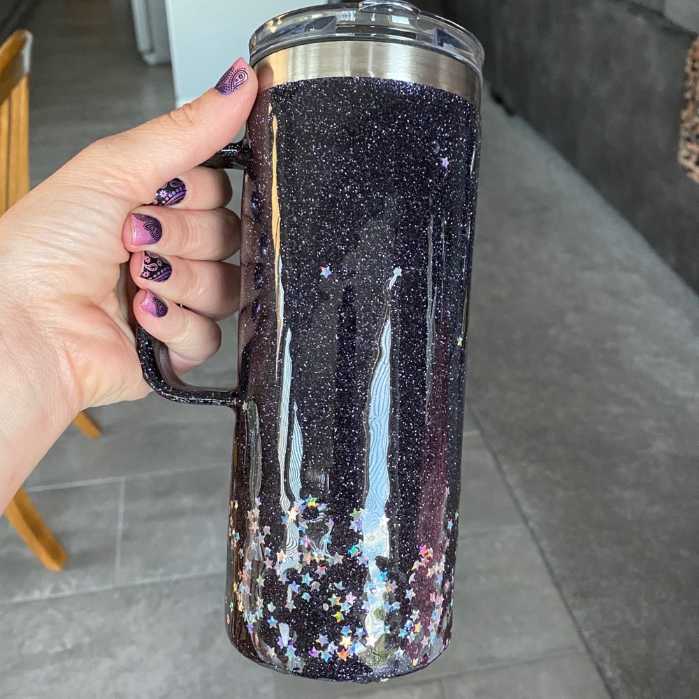 20oz sparkly tumbler
